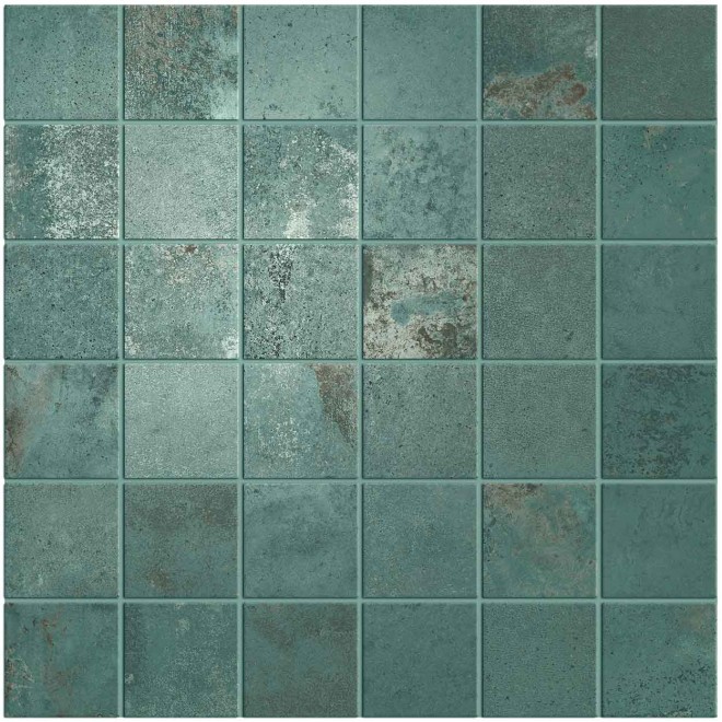Unicom Starker Oxid Emerald Mozaiektegel 5x5cm
